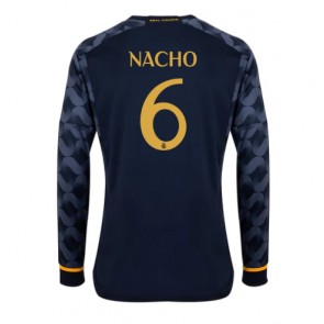 Real Madrid Nacho #6 Bortatröja 2023-24 Långärmad